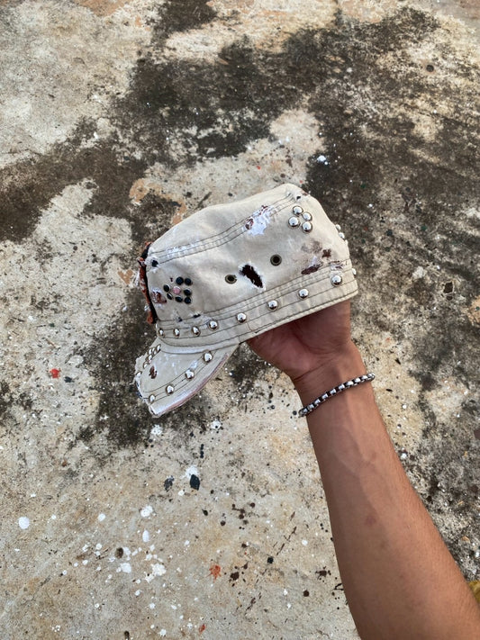 Custom vintage cap patch work