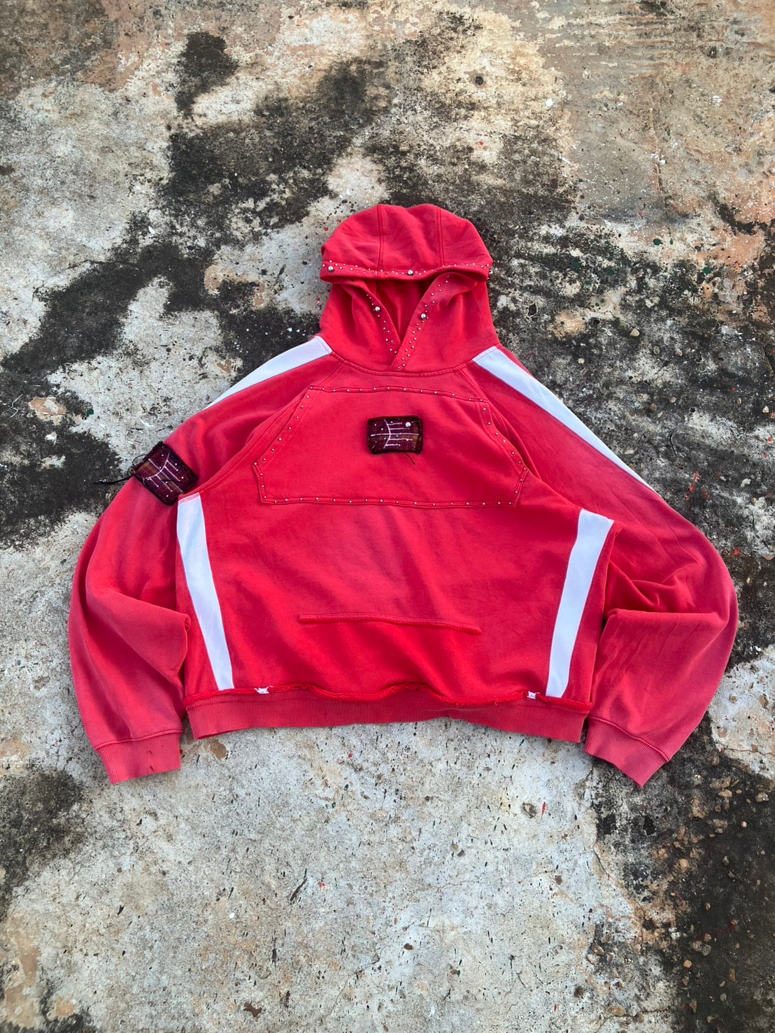 Hoodie custom silver pin