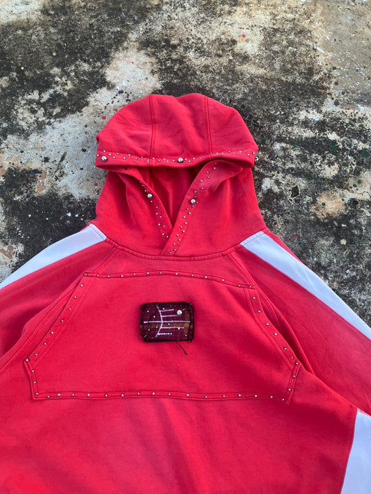 Hoodie custom silver pin