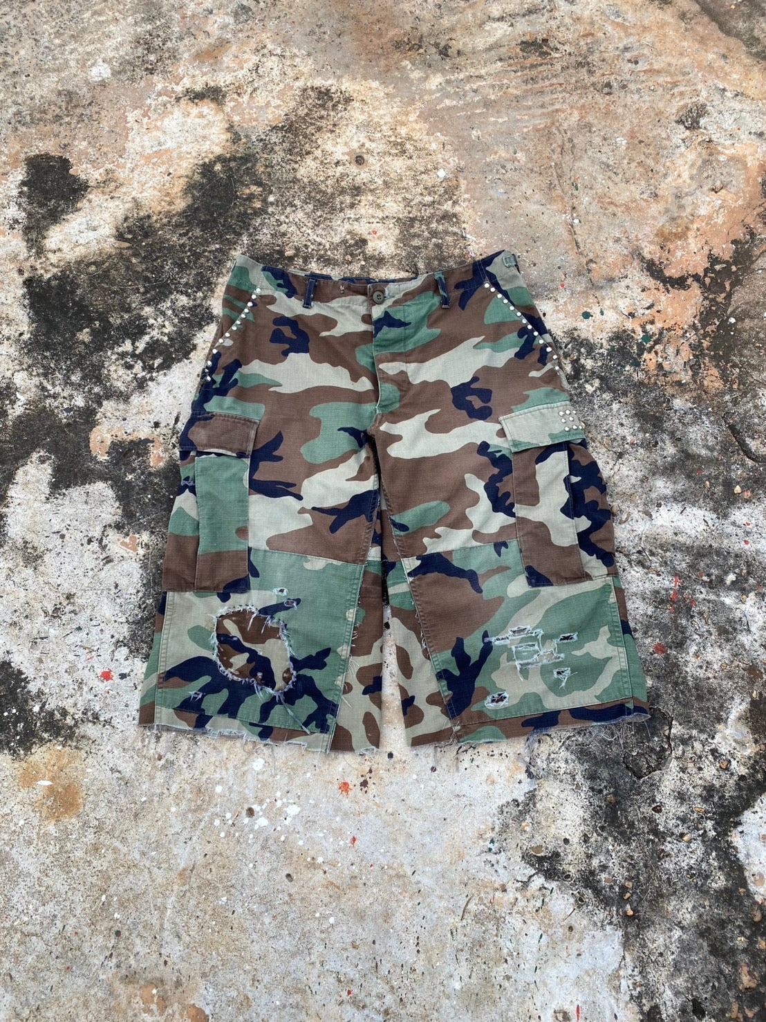 Custom Camo short vintage