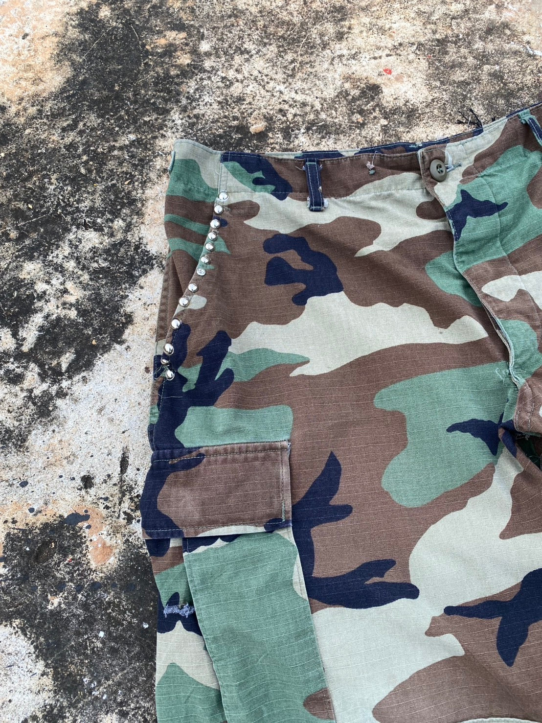 Custom Camo short vintage