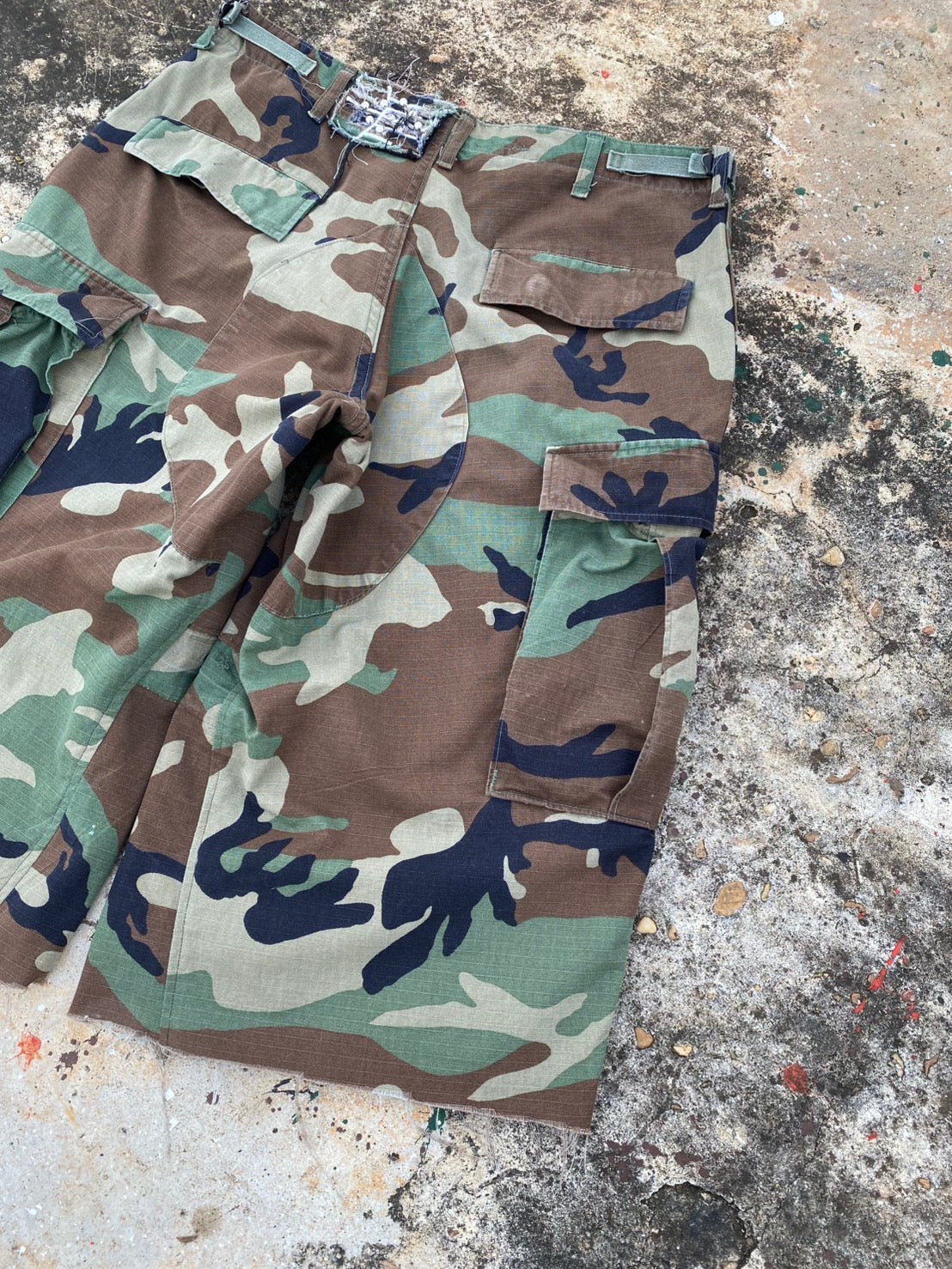 Custom Camo short vintage
