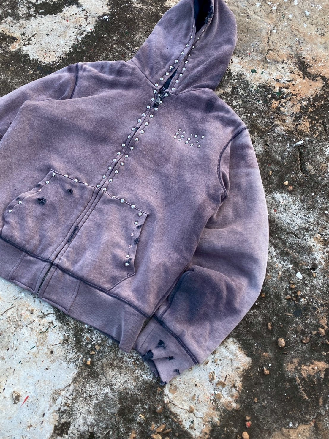 Hoodie custom fade n manage pins