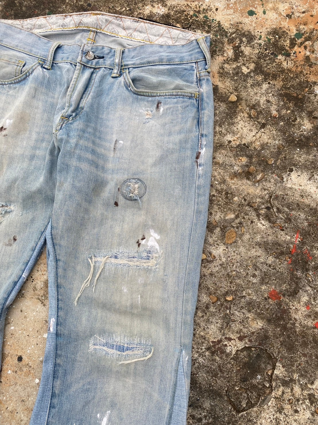 Evisu custom flare vintage