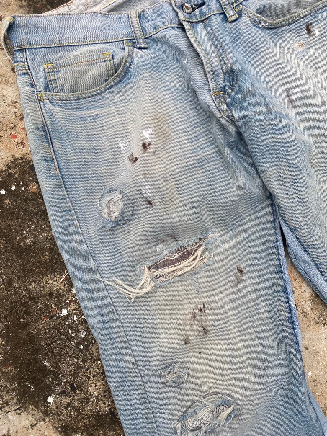 Evisu custom flare vintage