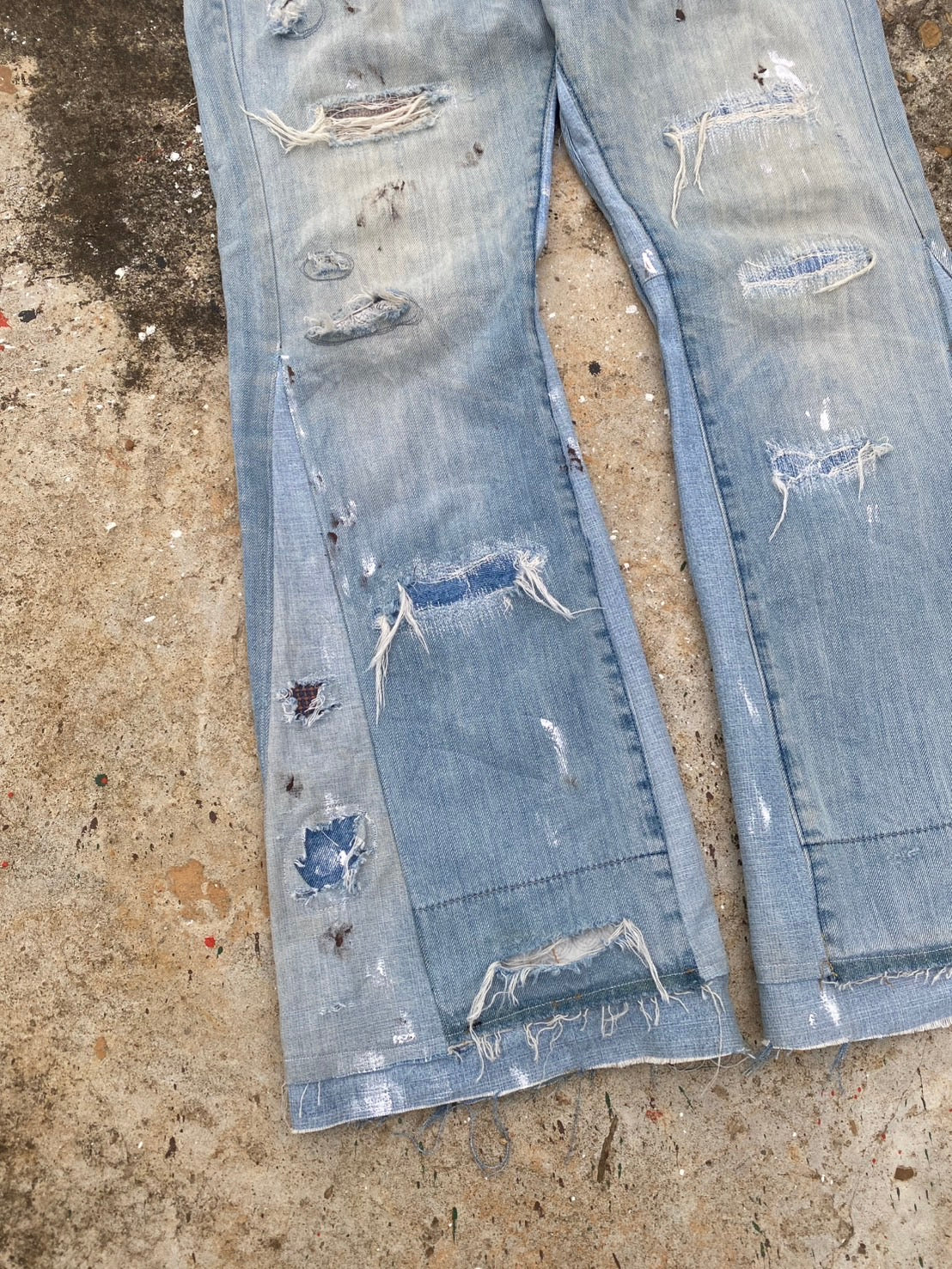 Evisu custom flare vintage