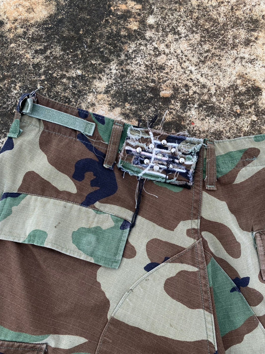 Custom Camo short vintage